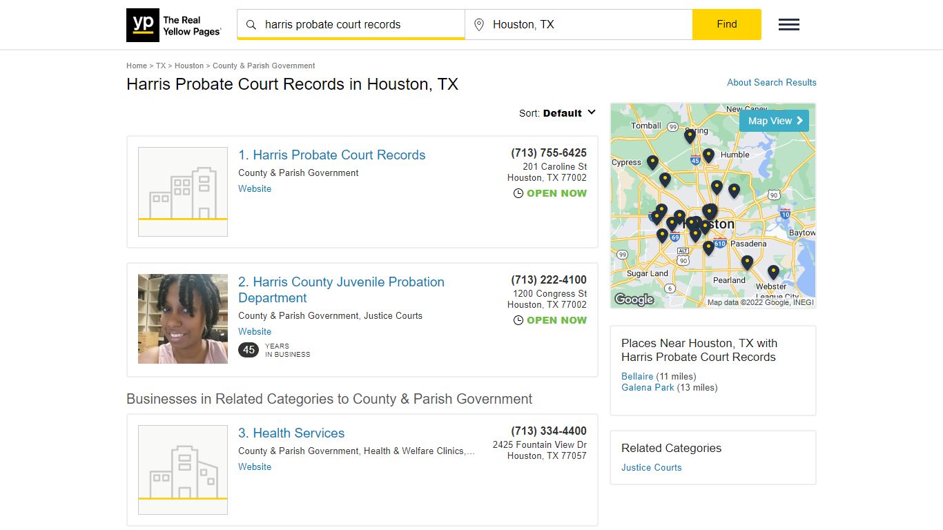 Harris Probate Court Records in Houston, TX with Reviews - YP.com